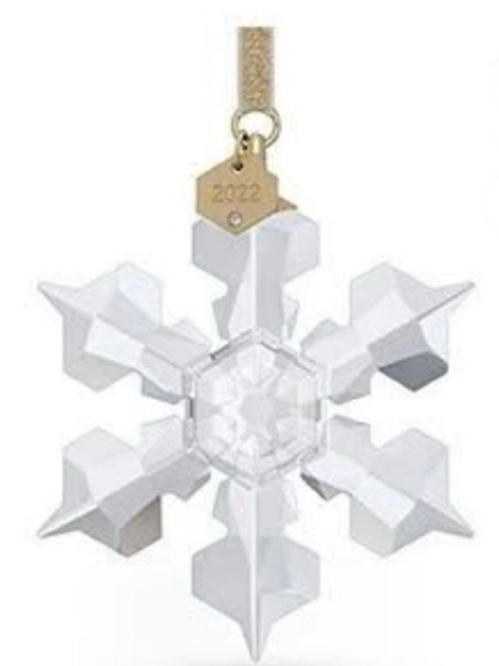 NWT Swarovski 2022 Snowflake Ornament
